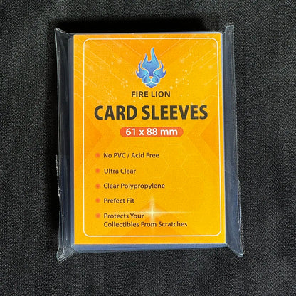100PCS Transparent Standard Size Inner Card Sleeves 64X89MM Japanese Size 61X88MM MGT/YGO Card Protector for Double-sleeving