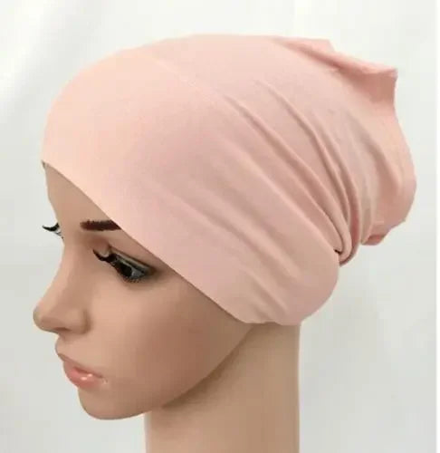 2020 soft modal inner Hijab Caps Muslim stretch Turban cap Islamic Underscarf Bonnet hat female headband tube cap turbante mujer
