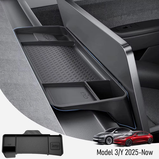 Center Console Organizer For Tesla Model Y Juniper Model 3 Dashboard Behind Screen Storage Box Sunglasses Holder Car Accessories