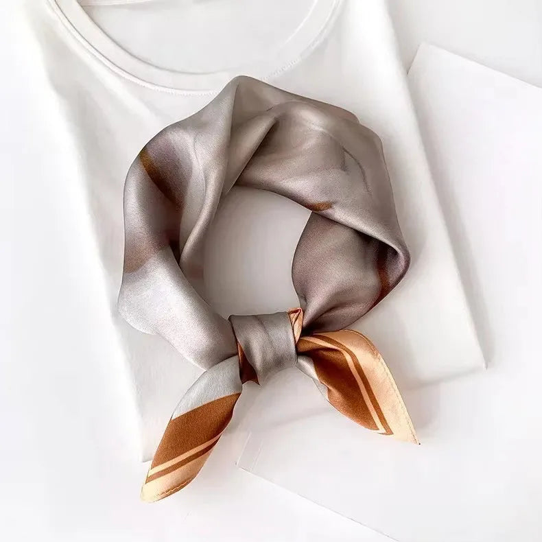 Scarf 100% Silk Bandana Women Square Scarves Wrap Kerchief Spring Fashion Luxury High Quality Headband Hijab Shawls 2026