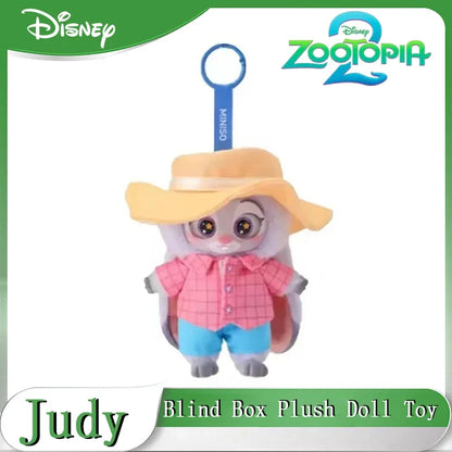 NEW 2026 Disney Zootopia Series Blind Box Judy Nick Vinyl Plush'''' Cartoon Character Pendant Trendy Toys Box Christmas Gift