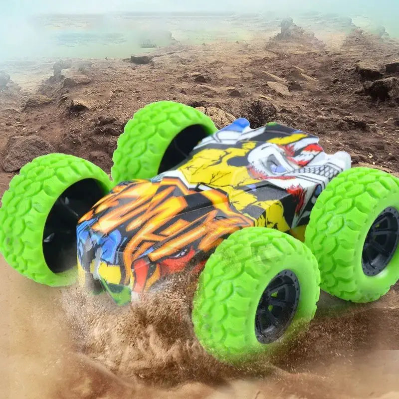 Children's Toy Car Fun Double-Sided Car Inertial Safety Anti-Collision Anti-Fall Kids Model Sliding Off-Road Vehicle