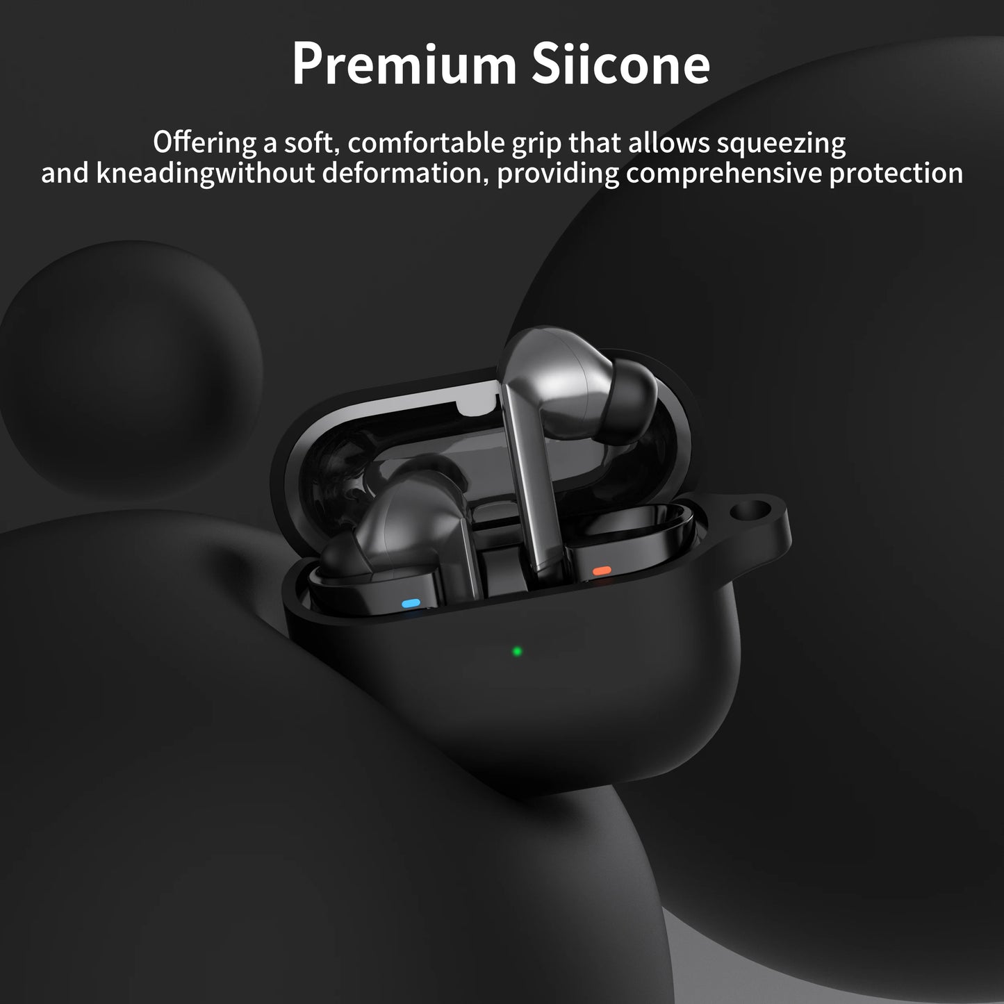 for samsung buds 3/galaxy buds3 pro case with cleaning kit silicone protective cover for galaxy buds 3 buzz 3Pro with keychain