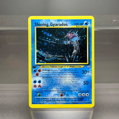 1996 PKMN 1st Edition Base Set Single Flash Cards Shining Charizard Lugia Wigglytuff Game Collection Cards PTCG Proxy Cards