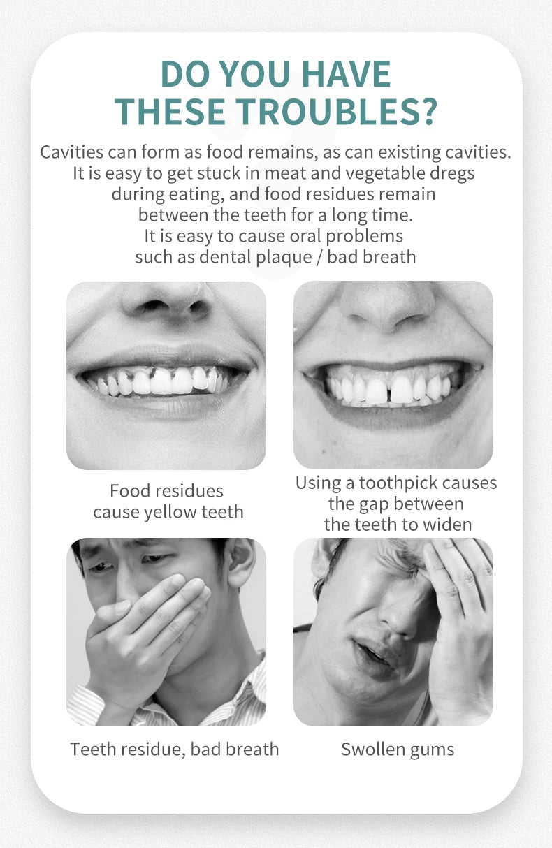 600PCS, 300PCS, 100PCS - Flosser-50PCS/Box - Cleaning interdental spaces, oral care tools