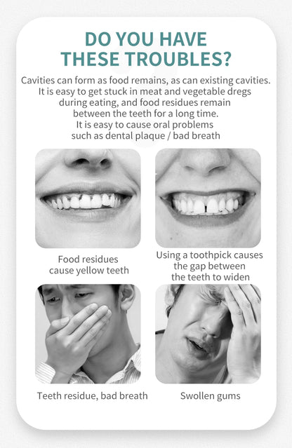 600PCS, 300PCS, 100PCS - Flosser-50PCS/Box - Cleaning interdental spaces, oral care tools