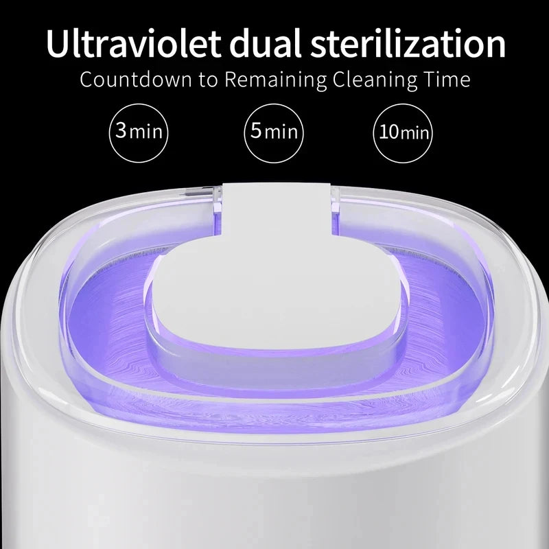 NEW HOT Small portable cleaning machine full-automatic household cleaning jewelry braces contact lens cleaner