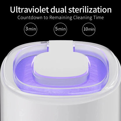 NEW HOT Small portable cleaning machine full-automatic household cleaning jewelry braces contact lens cleaner