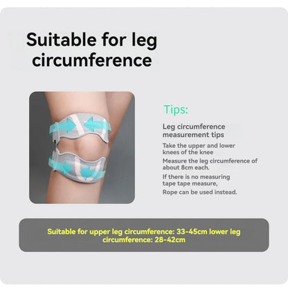 AOLIKES 1PCS Patella Knee Strap with Ergonomic Silicone Pad for Patellar Tendon Support, Adjustable Compression Knee Stabilizer