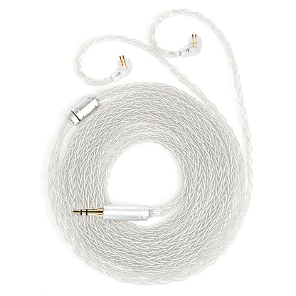 KBEAR ST12plus Earphone Cable 2m 8 Core 4N OFC Silver-plated Upgraded Cable 3.5/4.4mm MMCX/0.78mm 2Pin for CCZ KB03 KS1