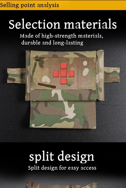 Micro trauma first aid kit, storage bag, trauma survival kit accessories