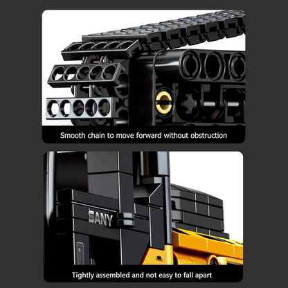 SEMBO BLOCK 1022pcs Excavator Models Building Blocks MOC City Construction Engineering Vehicle Bricks Educational Toys Boys Gift