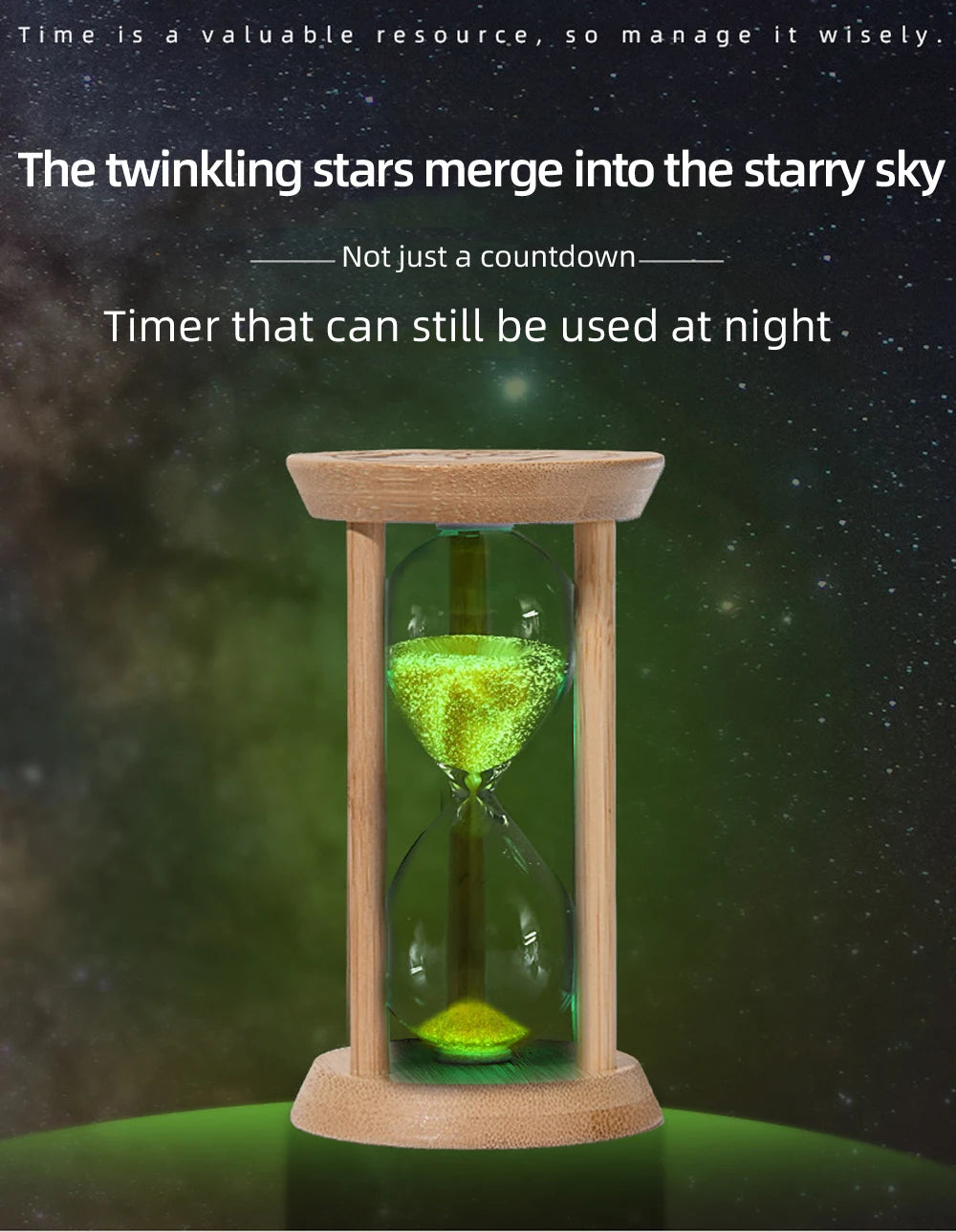 1PCS 3/5/10/15/30 Minutes Wooden Hourglass Timer Home Living Room Desktop Decoration Children Birthday Gift Portable Sand Clock