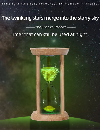 1PCS 3/5/10/15/30 Minutes Wooden Hourglass Timer Home Living Room Desktop Decoration Children Birthday Gift Portable Sand Clock