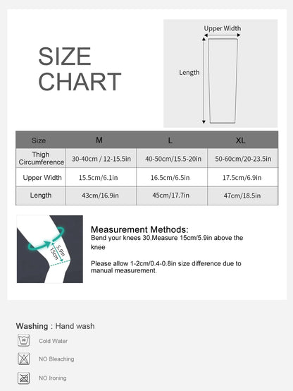 1 Pc Men Women Lengthened Knee Support Sleeves 7640