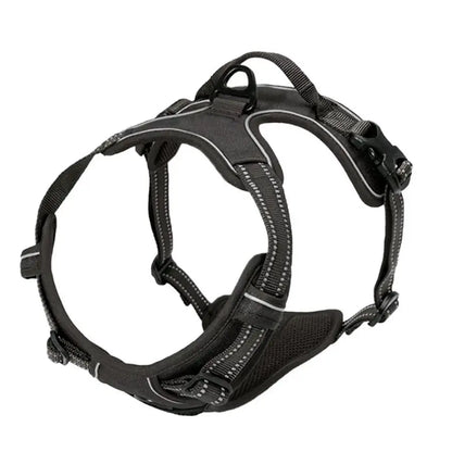 Adjustable No Pull Dog Harness Front Clip Reflective Comfortable Handle for Medium to Large Dogs Walking