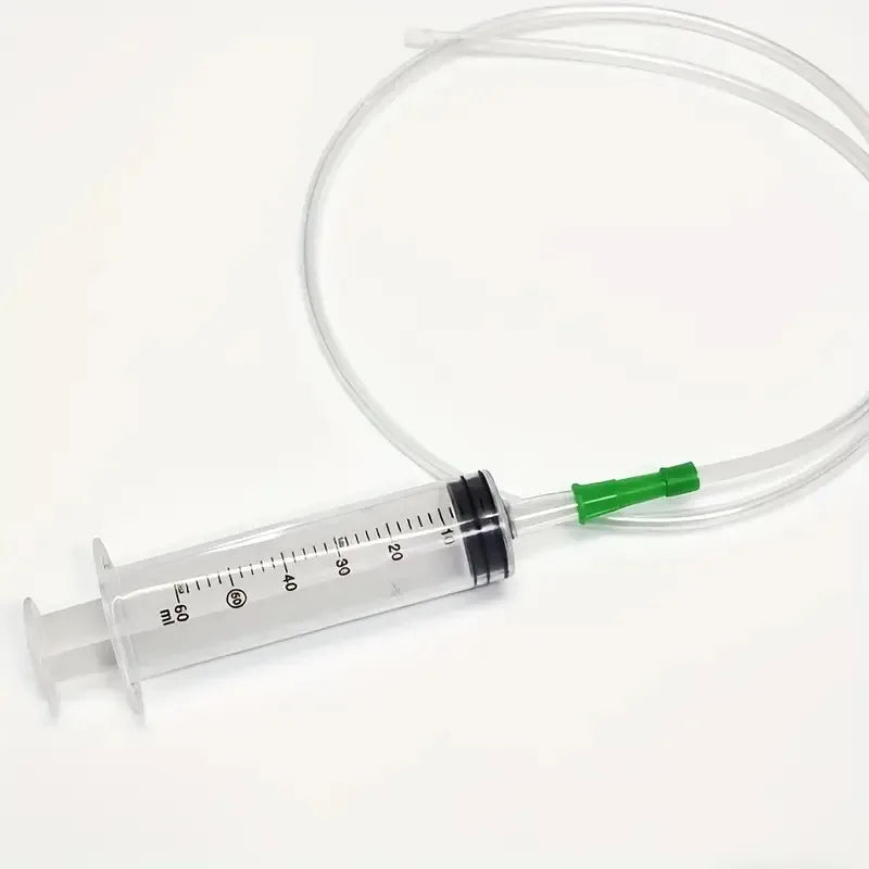 Durable Large Capacity Plastic Syringes - 100ml, 150ml, 250ml, 350ml, 550ml, 1000ml | Transparent Body with 99.82cm Measure