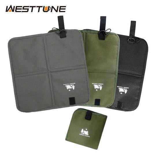 WESTTUNE Foldable Outdoor Sitting Pad 600D Oxford Cloth Waterproof Beach Cushion Portable Hiking Camping Sitting Pad for Travel
