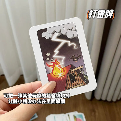 Hot board games Chicken Chiu Chiu Board Game Drecksau Black Sheep Piou Piou Party Cards Game Intellectual Toys Gifts