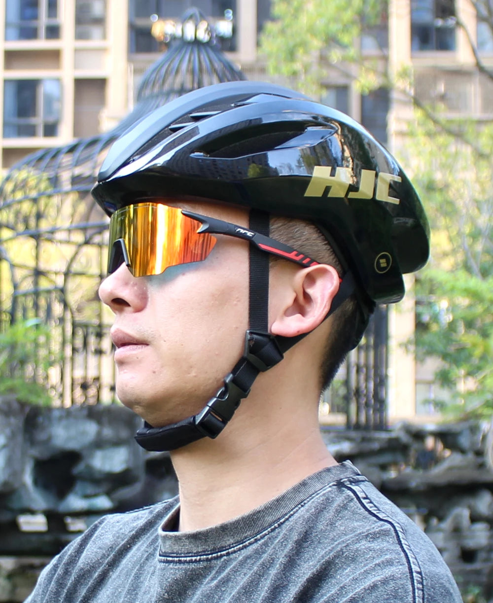 NRC Cycling Sunglasses 1lens UV400 TR90 Sports Bicycle Glasses MTB Mountain Bike Fishing Hiking Riding Eyewear for Men Women