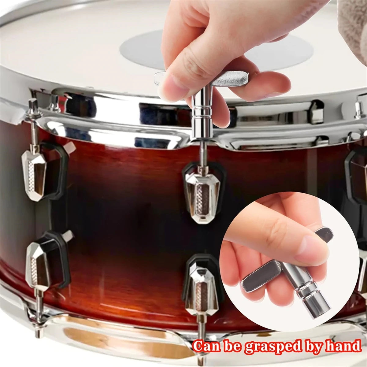 1PCS 5.5mm Universal Metal Standard Drum Keys – Durable Tuning Tool for Drummers, Essential Percussion Replacement Accessories