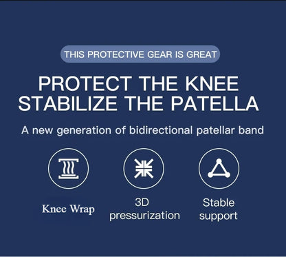 1PC Pressurized Knee Wrap Sleeve Support Bandage Pad Elastic Braces Knee Hole Kneepad Safety Basketball Tennis Cycling Knee Pads