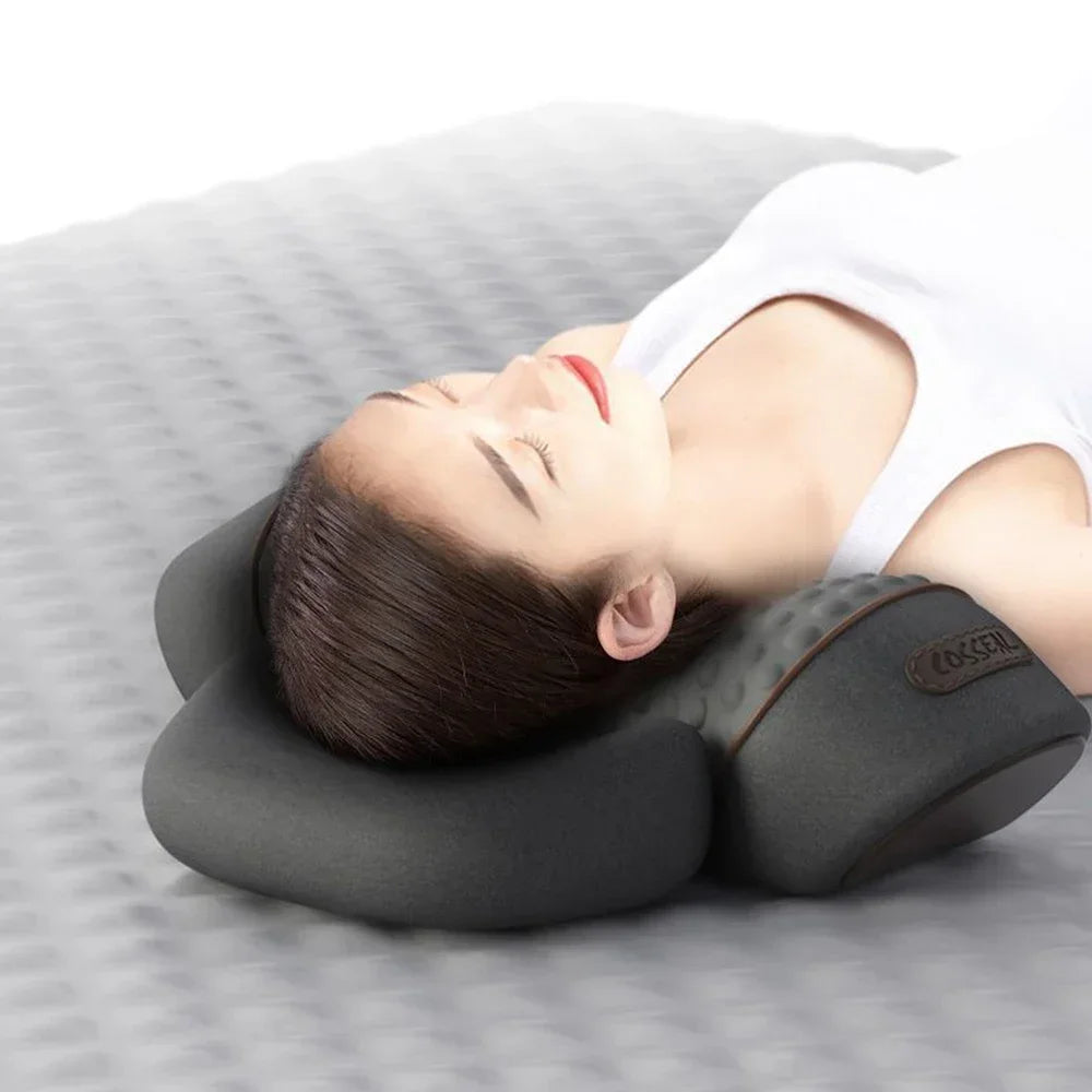 3-in-1 Neck Massager Pillow for Shoulder Deep Tissue , with Heating and Traction Function, Hump Corrector for Women