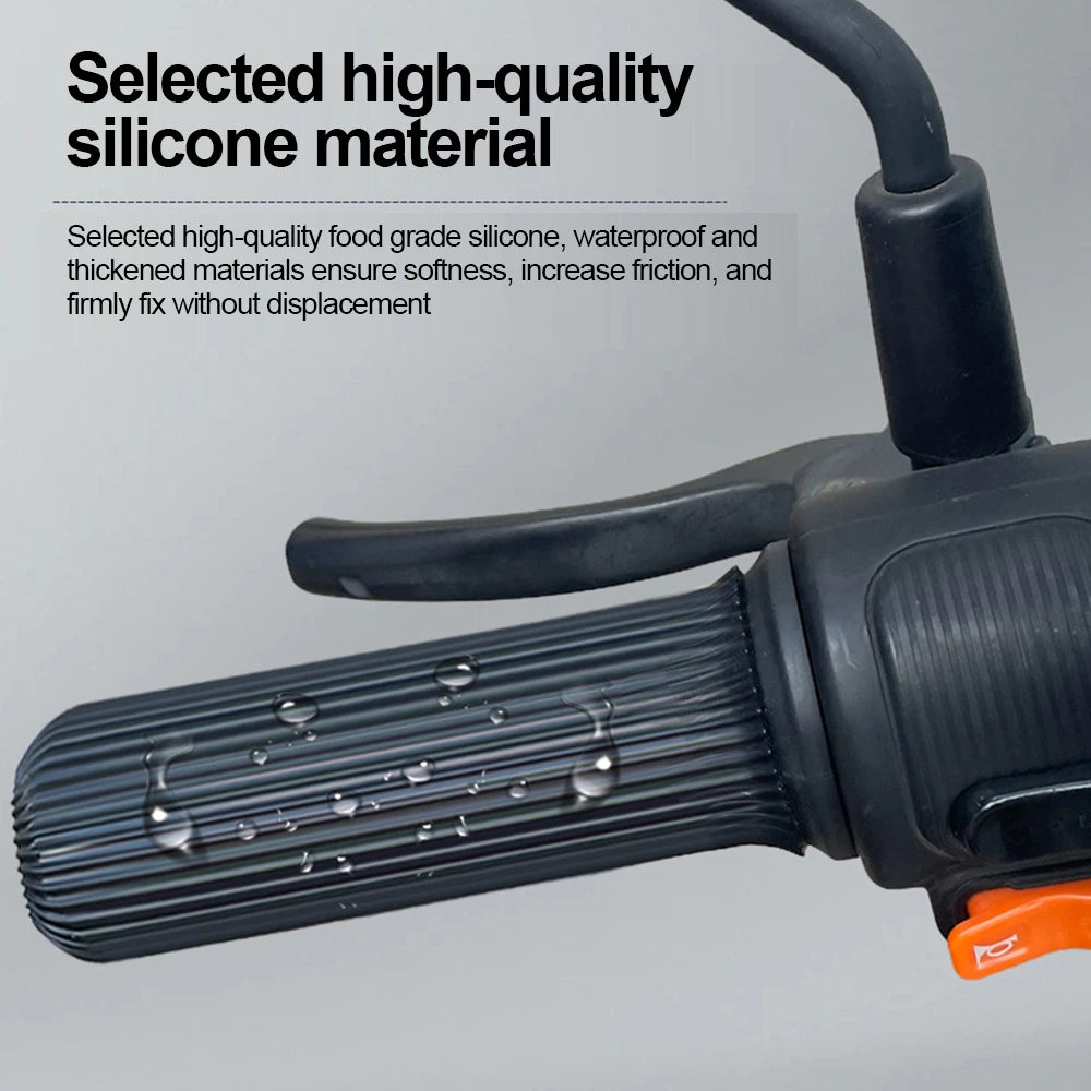 2pcs Universal Motorcycle Handlebar Brake Cover Non-slip Silicone Moto Modification Riding Equipment Protective Handlebar Covers
