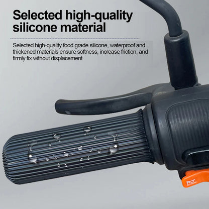 2pcs Universal Motorcycle Handlebar Brake Cover Non-slip Silicone Moto Modification Riding Equipment Protective Handlebar Covers