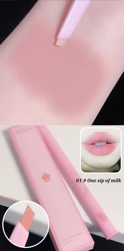 MUGE LEEN Dessert Lip Liner automatically swivel waterproof, long-laswet n wild Perfect Pout Gel Lip Liner | Comes Naturally