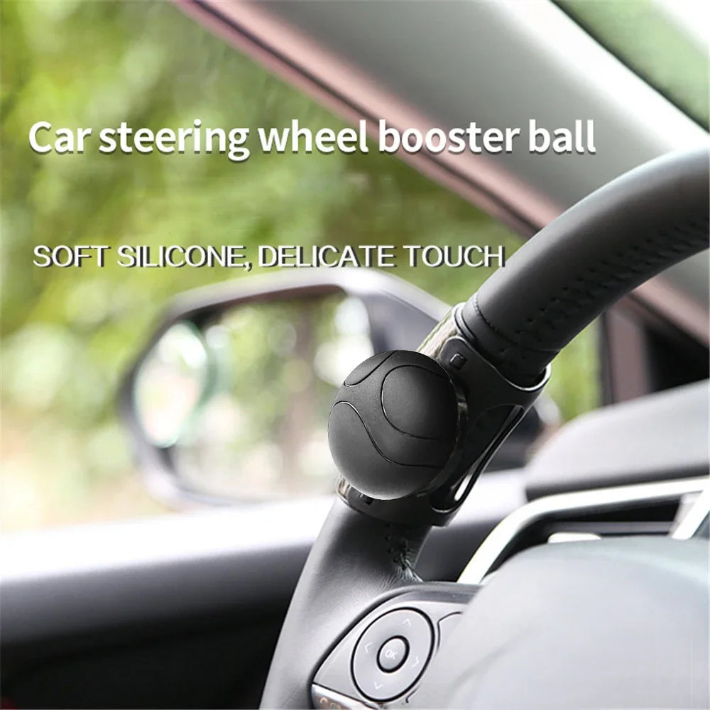 Universal Car Steering Wheel 360° Spinner Handle Ball Knob Booster Multifunctional High-end One-hand Steering Assist Driving