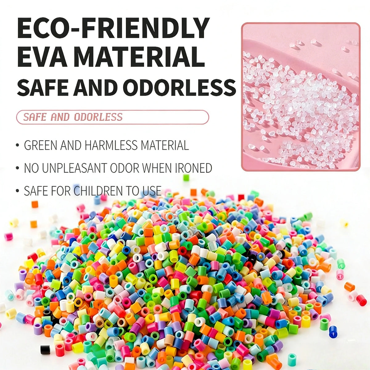 2.6mm 96 Colors Hama Beads Education Iron Beads 3D Puzzle Beads Lroning DIY Intelligence Educational Toys Craft Puzzles