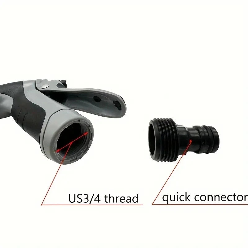 1 Pack High Pressure Spray Water Gun Garden Watering Hose Nozzle Sprinkler Car Washing Gun Car Cleaning Washing Tools