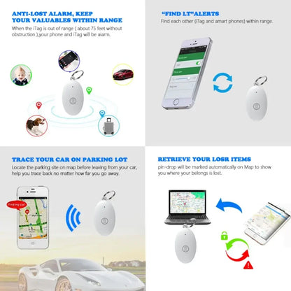 Dog Cat Finder Mini GPS Tracking Device Anti-lost Tracker IOS/ Android For Kids Pet Key Wallet Smart Bluetooth Tracker Locator