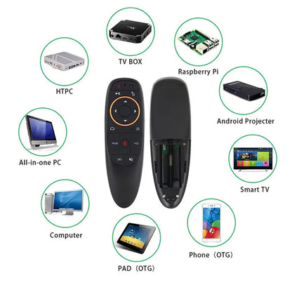 MRSVI G10S Air Mouse Voice Remote Control 2.4G Wireless Gyroscope for H96 MAX X88 PRO HK1 Q5 Android TV Box X96 DQ03 H98