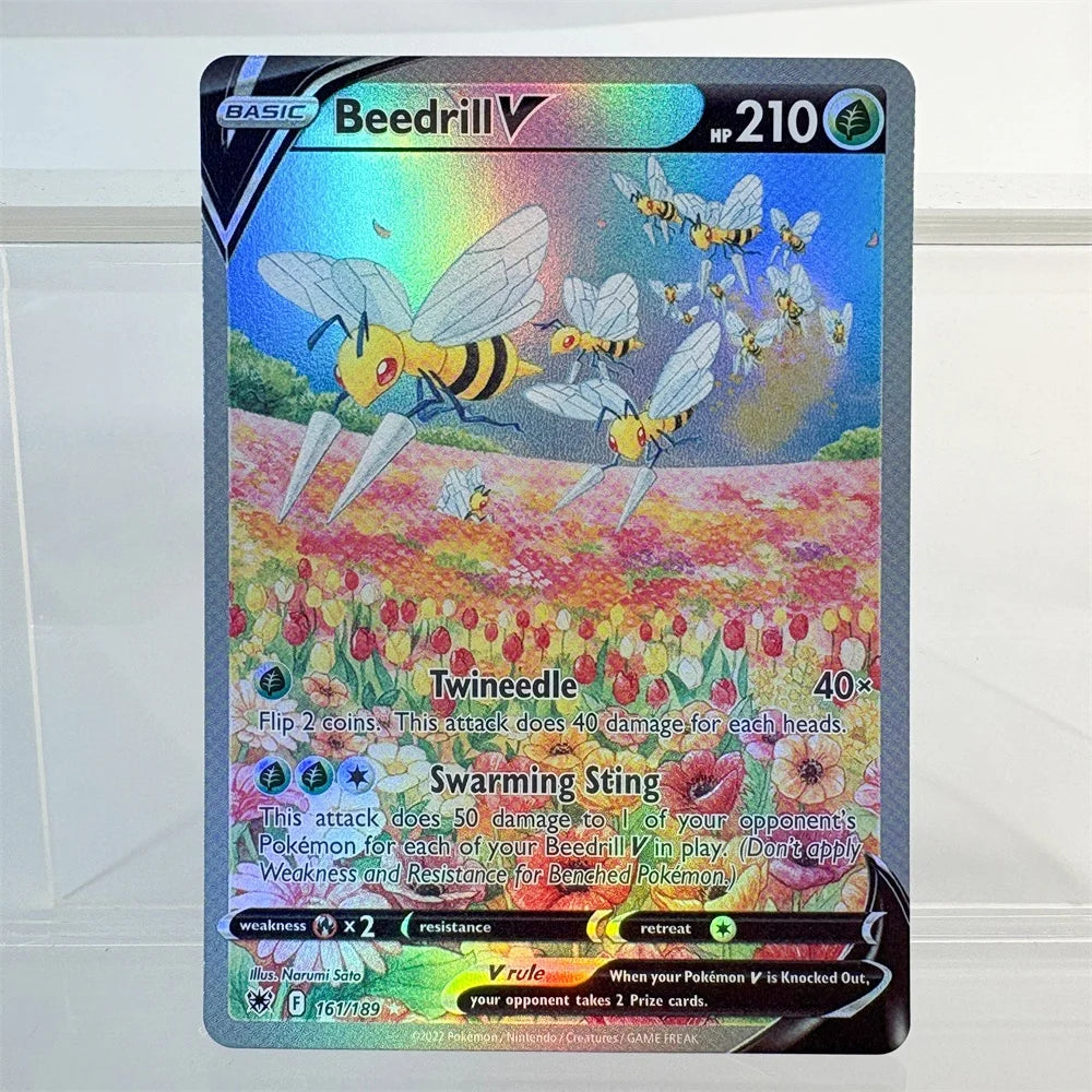 PKM Holo Proxy Cards Blaziken Vmax Aerodactyl Vstar Arceus Beedrill Mew Foil Cards PTCG PROXY The Best Gift for Collectors