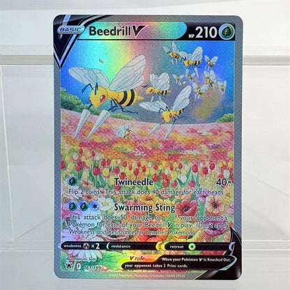 PKM Holo Proxy Cards Blaziken Vmax Aerodactyl Vstar Arceus Beedrill Mew Foil Cards PTCG PROXY The Best Gift for Collectors