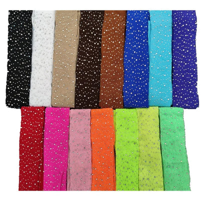 Child Fish Net Rhinestone Stretchy Tight Performance Costume Fishnet Legging Princess Baby Girls Shining Diamonds Mesh Pantyhose