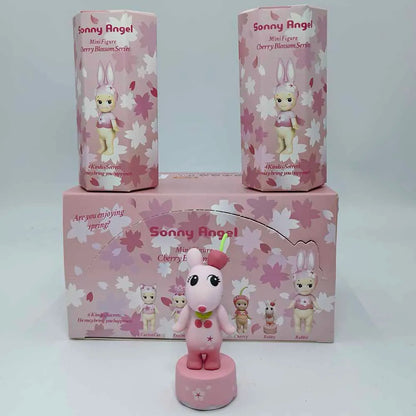Sonny Angel Pink Cherry Blossom Series Blind Box Toys Mystery Box Kawaii Lucky Cute Doll Decoration Collect Model Couple Gifts
