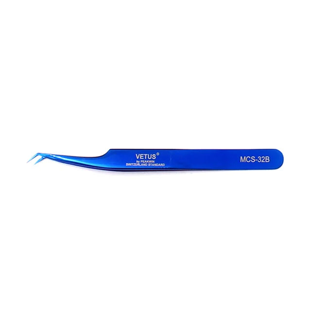 100% Vetus Original MCS Series New Style Premium Eyelashes Tweezers Ultra Fine Tip Improve for 3D 6D Lashes Extensions