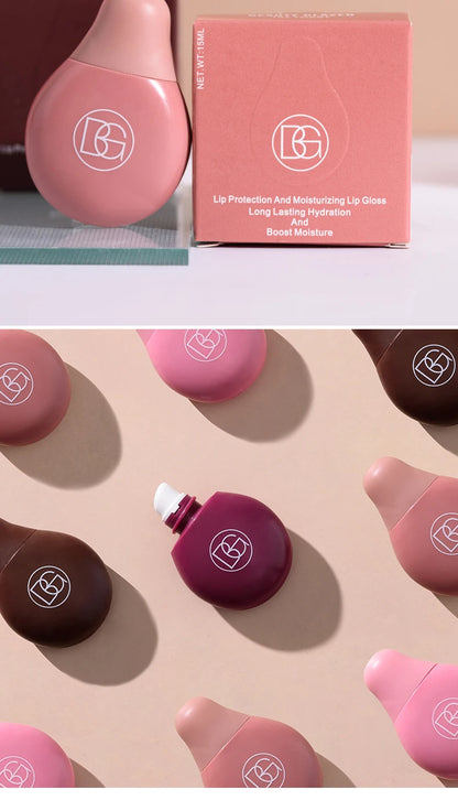 BEAUTY GLAZED 4Color Lipgloss Lip Oil Teens Moisturizing Lipstick Lip Balm High Shine And Lip Gloss Long-Lasting Dry Lip Care