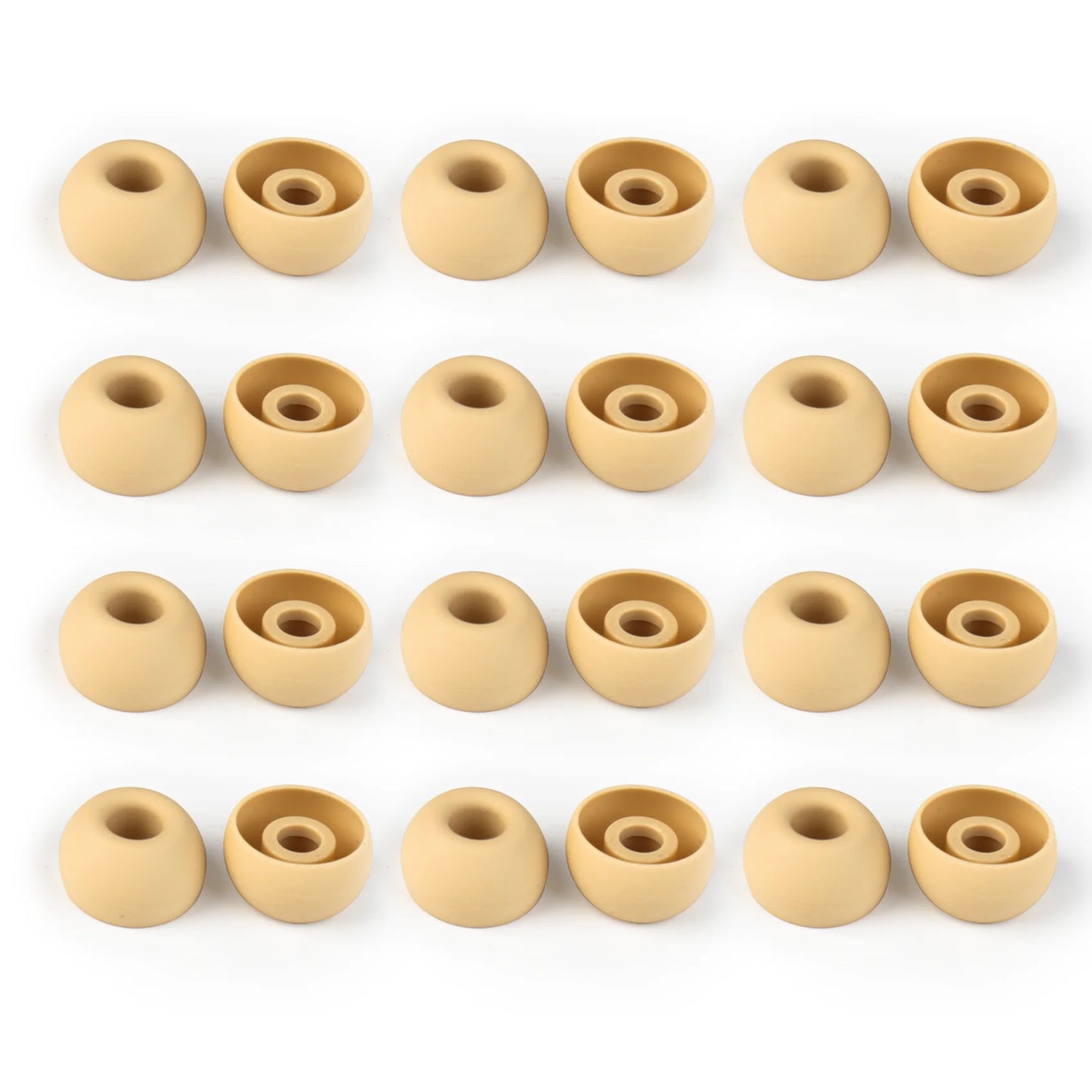 KBEAR 4540 Coffee Silicone Eartips Ergonomically Designed Earcap Optional XS/S/M/L Size and Combination Set Comfortable Earmuffs