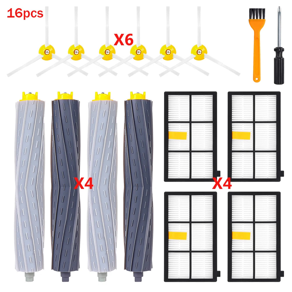 Side Main Brush Filters Tool Part For iRobot Roomba 800 900 Series 800 861 866 871 876 886 891 896 900 966 971974 975 976 Vacuum
