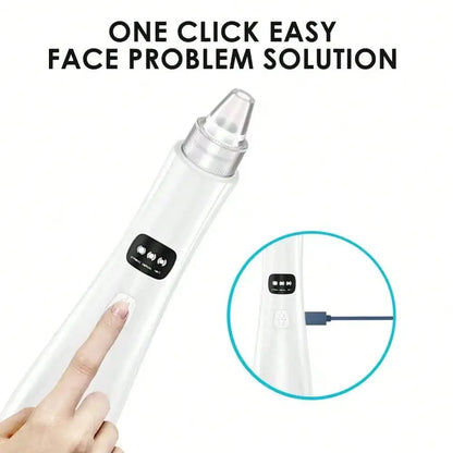 3-Suction Mode Vacuum Pore Cleaner, Facial Cleansing Device for Removing Blackheads & Dead Skin