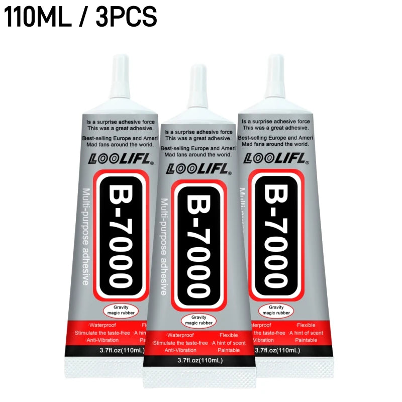 B7000 Glue Multi Purpose Adhesive Strong Clear Glue For Phone Screen Repair Jewelry Making DIY Crafts Metal Glass Plastic Wood