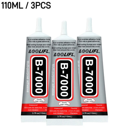 B7000 Glue Multi Purpose Adhesive Strong Clear Glue For Phone Screen Repair Jewelry Making DIY Crafts Metal Glass Plastic Wood