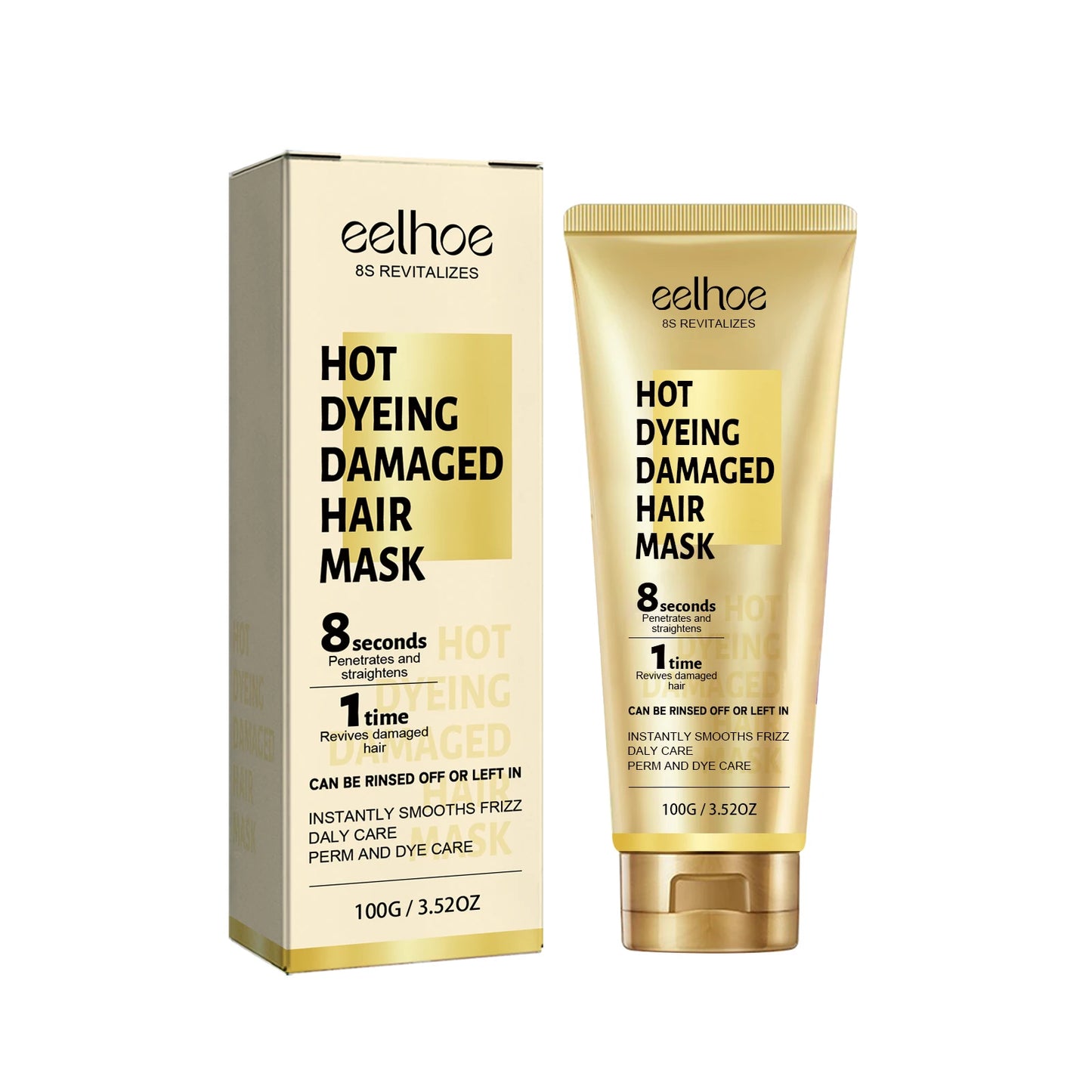 Keratin Hair Care Cream 8 Seconds Hair Mask Improves Frizzy Tangled Hair Prevents Hair Breakage and Splitting Hair Care Product