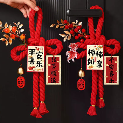 Chinese Knot Ornaments, Spring Festival Atmosphere Decorations 2026 Year Of The Horse New Year Decorations, Front Door Hangings