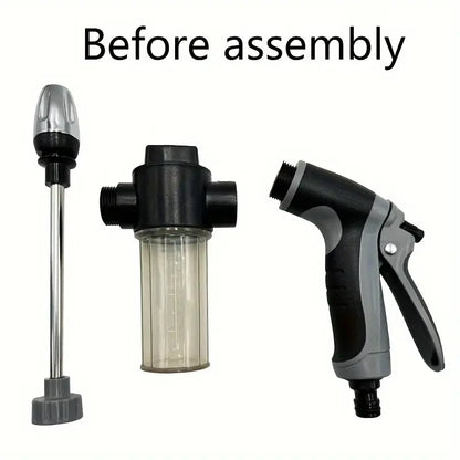 1 Pack High Pressure Spray Water Gun Garden Watering Hose Nozzle Sprinkler Car Washing Gun Car Cleaning Washing Tools