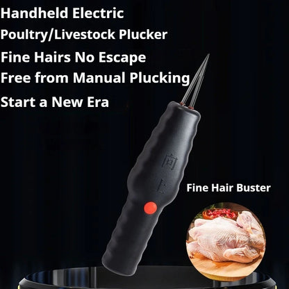 Portable Electric Chicken Plucker Fully Automatic Handheld Poultry Feather Removal Tool for Duck Goose Quail Defeathering